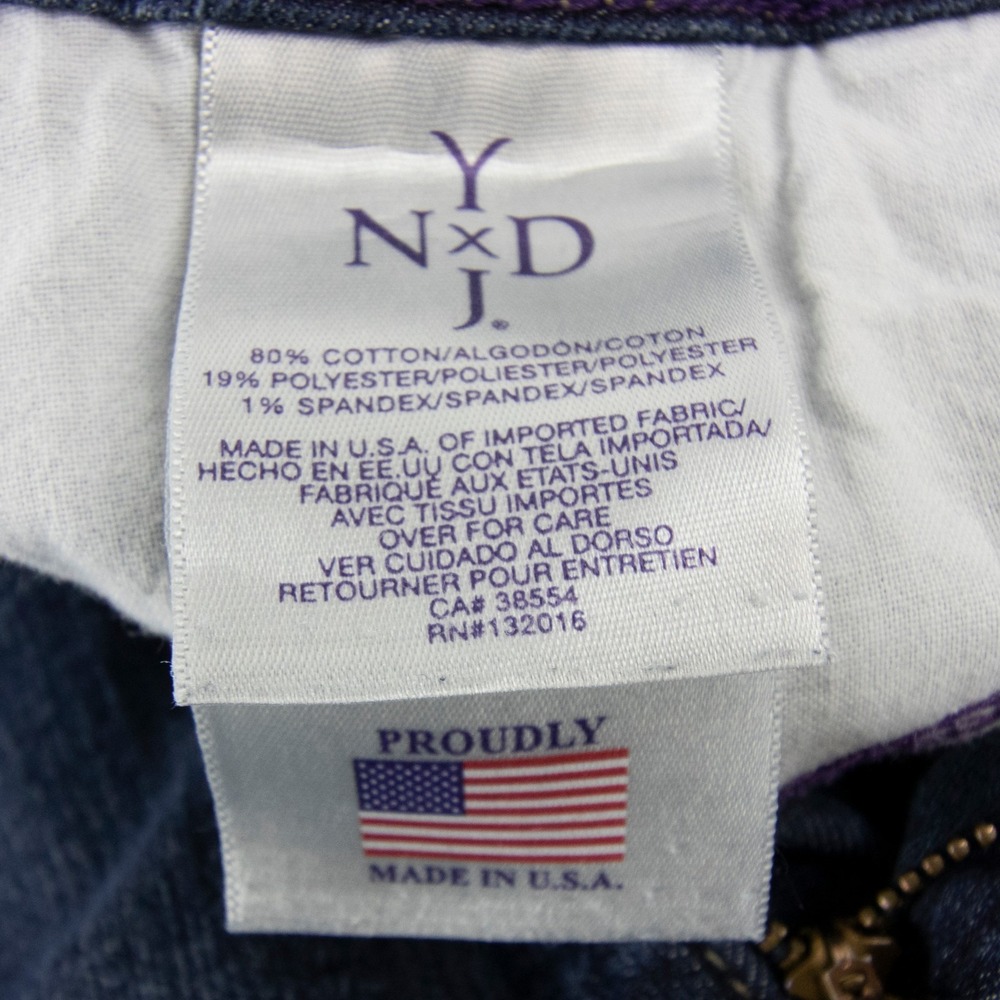 NYDJ‎ Legging Jeans Womens Size 8 Blue Style 10935HY Cut 61802M Lift Tuck - Picture 8 of 10